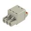 PCB plug-in connector, female plug, 5.00 mm, Number of poles: 3, 180°, PUSH IN with actuator, Clamping range, max. : 3.31 mm², Box thumbnail 3