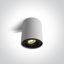 WHITE BLACK REFLECTOR GU10 10W ADJUSTABLE 100-240V thumbnail 1