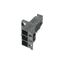 PCB plug-in connector, Connection element, right, male header, open side, THT/THR solder connection, 5.00 mm, Number of poles: 3, 90°, Solder pin length (l): 1.5 mm, tinned, black, Tape thumbnail 2