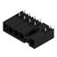PCB plug-in connector, male header, closed side, Middle flange, THT solder connection, 7.62 mm, Number of poles: 5, 270°, Solder pin length (l): 3.5 mm, tinned, black, Box thumbnail 4