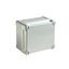 ABS box IP66 IK07 RAL7035 Int.H275W225D120 Ext.H291W241D128 Opaque cover H60 thumbnail 1