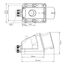 CEE-Wall mounted plug, 5-pole, 16A, 400V, IP44 thumbnail 4
