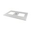 XTSZPTAF-W1350 Top plate for OpenFrame, fan, W=1350mm, grey thumbnail 3