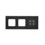 Single frame, black, chrome base thumbnail 2