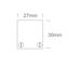WHITE MAGNETIC PROFILE 2m 48V MINI thumbnail 2