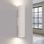 BEIGE VERTICAL WALL LAMP ILLUMINATING UP AND DOWN CARBON FOR LIVING ROOM 2XGU10 thumbnail 8