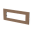 Frame - 1-gang / 7-modules - Niessen logo - Noble - Mocha thumbnail 2
