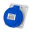 Socket 16/230V 3-pole IP67 built-in angled thumbnail 2