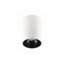 Ceiling luminaire housing ARIES, PC, 73x105mm, IP20, max. 20 W, round, white/black thumbnail 1