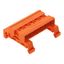 Double pin header DIN-35 rail mounting 6-pole orange thumbnail 1