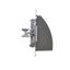 Double socket with earthing and shutters, Inox, metallized, 16A thumbnail 1