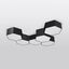 CEILING LAMP SUNDE 15 BLACK E27 2X60W IP20 thumbnail 4