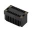PCB plug-in connector, male header, Flange, THT/THR solder connection, 3.81 mm, Number of poles: 10, 180°, Solder pin length (l): 3.2 mm, tinned, black, Box thumbnail 1
