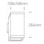 BLACK SQUARE CEIL PAR30 20W IP54 thumbnail 2