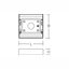 L 310 B 310 H 68 colour: anthracite thumbnail 4
