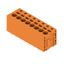 Printed circuit board terminals, 5.08 mm, Number of poles: 8, 180°, Solder pin length (l): 3.5 mm, tinned, orange, PUSH IN without actuator, Clamping range, max. : 2.5 mm², Box thumbnail 2