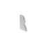 GLENOS Endcap for Aluminum Skirting Board Profiles, anodized aluminum thumbnail 1
