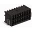 THT male header, 2-row 0.8 x 0.8 mm solder pin angled black thumbnail 2