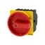 P3 Main switch, 80 A,Flush mounting, 3 pole, Form EA/SVB, Red, Door co thumbnail 6