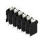 Printed circuit board terminals, 5.08 mm, Number of poles: 6, 180°, Solder pin length (l): 3.5 mm, black, PUSH IN with actuator, Clamping range, max. : 1.5 mm², Tube thumbnail 3