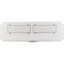 BP-FLP-600-2K-W Cable entry / flange plate for W=600mm, pass-through flange, white thumbnail 3