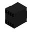 PCB plug-in connector, male header, closed side, THT solder connection, 3.81 mm, Number of poles: 8, 90°, Solder pin length (l): 3.2 mm, tinned, black, Box thumbnail 4