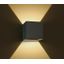 ANTHRACITE WALL 2x3W WW IP54 DARK LIGHT 100-240V thumbnail 1