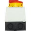 T0-3-15259/I1/SVB Main switch, T0, 20 A, surface mounting, 3 contact unit(s), 3 pole, 2 N/O, Emergency switching off function, With red rotary handle and yellow locking thumbnail 33