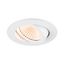 NEW TRIA® 68, recessed ceiling light, 2700K, 60°, IP 20, round, white thumbnail 1
