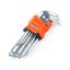 9pcs Ball end hex key set long,  9pcs.,1.5-10мм (1,5 mm, 2,0 mm, 2,5 mm, 3 mm, 4 mm, 5 mm, 6 mm, 8 mm, 10 mm) thumbnail 1