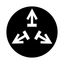 M22-XDP-S-X15 Button plate, mushroom black, symbol solve thumbnail 2