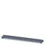 SIVACON, 19 fixed mounting, for the installation of 19 devices, H: 600 mm, zinc-plated The thumbnail 1