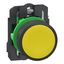 Plastic PB yellow flush 1 NO Push-in thumbnail 2