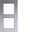 Cover frame double vertical, A.8, aluminium thumbnail 1