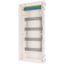 KLV-48HWP-SF Hollow wall compact distribution board, 4-rows, super-slim sheet steel door thumbnail 3