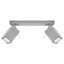 CEILING LAMP MERIDA 2 GREY GU10 2X40W IP20 thumbnail 1