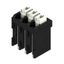 Printed circuit board terminals, 3.50 mm, Number of poles: 3, 180°, Solder pin length (l): 1.5 mm, black, PUSH IN with actuator, Clamping range, max. : 1.5 mm², Tube thumbnail 3