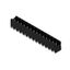 PCB plug-in connector, male header, Dovetails for fixing blocks, THT solder connection, 5.08 mm, Number of poles: 14, 90°, Solder pin length (l): 3.2 mm, tinned, black, Box thumbnail 4