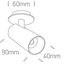 WHITE COB 6,5W CCTV 700mA ADJUSTABLE DARK LIGHT thumbnail 3
