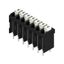 Printed circuit board terminals, 3.81 mm, Number of poles: 7, 180°, Solder pin length (l): 3.5 mm, black, PUSH IN with actuator, Clamping range, max. : 1.5 mm², Tube thumbnail 3