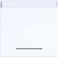 Rocker single, text field, clear lens, A.x/C.x, light white glossy thumbnail 1