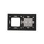 RTV final aerial socket, separated, atten.: 1dB, black matt thumbnail 2