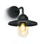 BLACK WALL BRACKET 12W E27 IP44 thumbnail 1