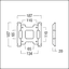RESCLITE PROtect FC- lateral cable entry - Rear mounting bracket thumbnail 2