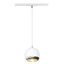 LIGHT EYE pendant, white/chrome, GU10, max. 75W incl Adaptor thumbnail 1