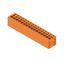 Printed circuit board terminals, 5.08 mm, Number of poles: 16, 180°, Solder pin length (l): 3.5 mm, tinned, orange, PUSH IN without actuator, Clamping range, max. : 2.5 mm², Box thumbnail 4