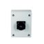 Main switch, P3, 100 A, surface mounting, 3 pole, 1 N/O, 1 N/C, STOP function, With black rotary handle and locking ring, Lockable in the 0 (Off) posi thumbnail 2