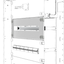 WINDOW PANEL - WITH DIN RAIL - QDX - 24 MODULES - 600X300MM thumbnail 1