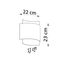 WALL LAMP IMPACT WHITE G9 1X40W IP20 thumbnail 4