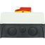 P3-63/I4/SVB/HI11 Main switch, P3, 63 A, surface mounting, 3 pole, 1 N/O, 1 N/C, Emergency switching off function, With red rotary handle and yellow locking ring, Locka thumbnail 57